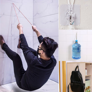 1PCS Transparent Suction Cup Sucker Wall Hooks Hanger Door Key Hanging Towel Holder Backpack Hanger for Kichen Home Organizer