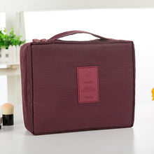 Load image into Gallery viewer, fashion Travel Nylon beauty makeup bags water-proof cosmetics bags bathroom organizer of Women portable bath hook washing up bag
