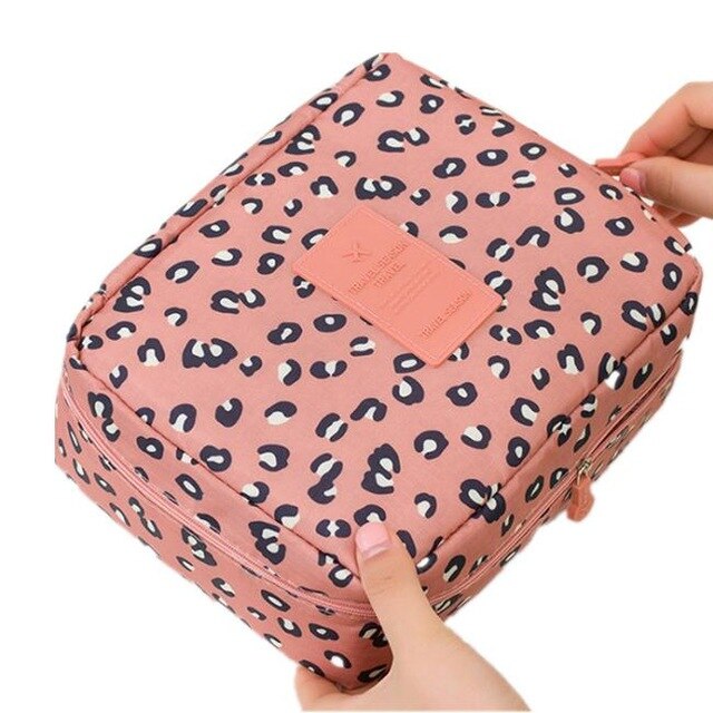 fashion Travel Nylon beauty makeup bags water-proof cosmetics bags bathroom organizer of Women portable bath hook washing up bag