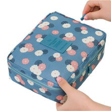 Load image into Gallery viewer, fashion Travel Nylon beauty makeup bags water-proof cosmetics bags bathroom organizer of Women portable bath hook washing up bag
