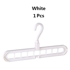 2 pçs magia multi-porta suporte cabides para roupas rack de secagem multifuncional plástico cabide de secagem cabide de armazenamento cabides